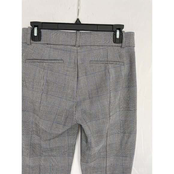 J.Crew Cameron Cropped Pants 4 Plaid High Rise Grey - Picture 5 of 12